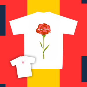 Camiseta Clavel ¨Soy De La Roja¨