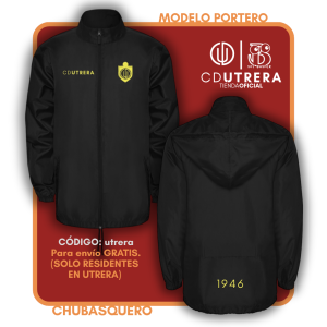 C.D. UTRERA - Chubasquero - Negro