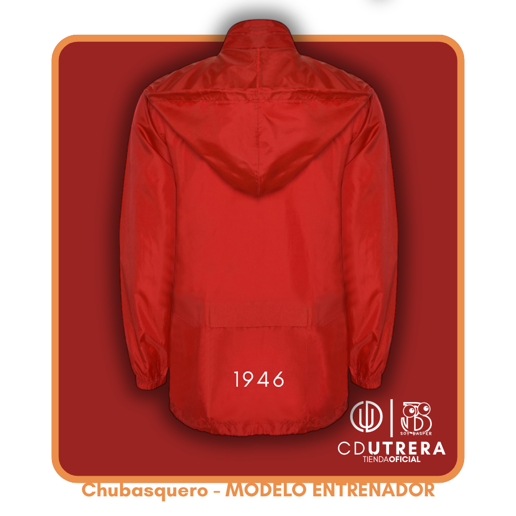 C.D. UTRERA - Chubasquero - Rojo - Imagen 3